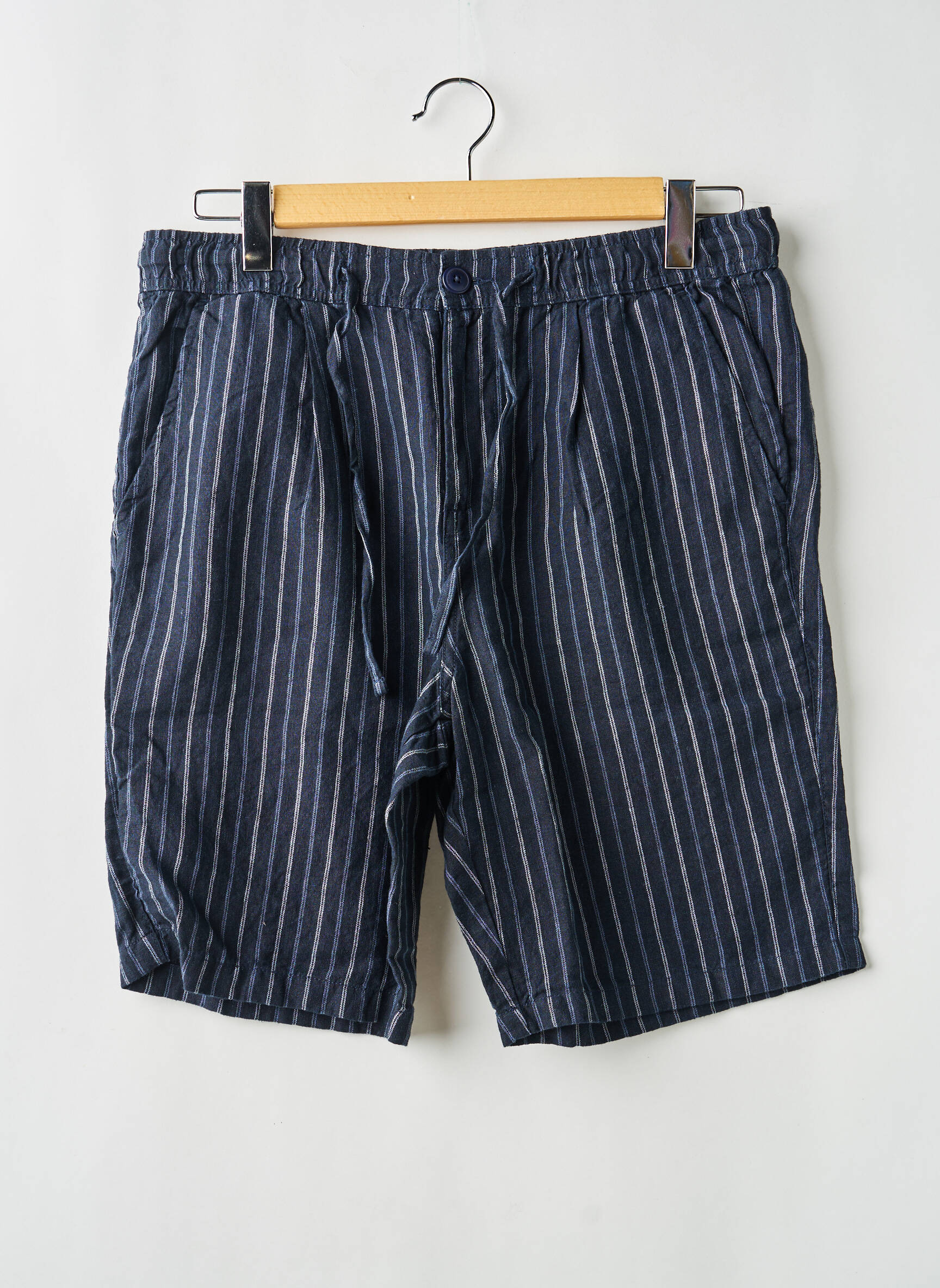 Short bleu KNOWLEDGE COTTON APPAREL homme