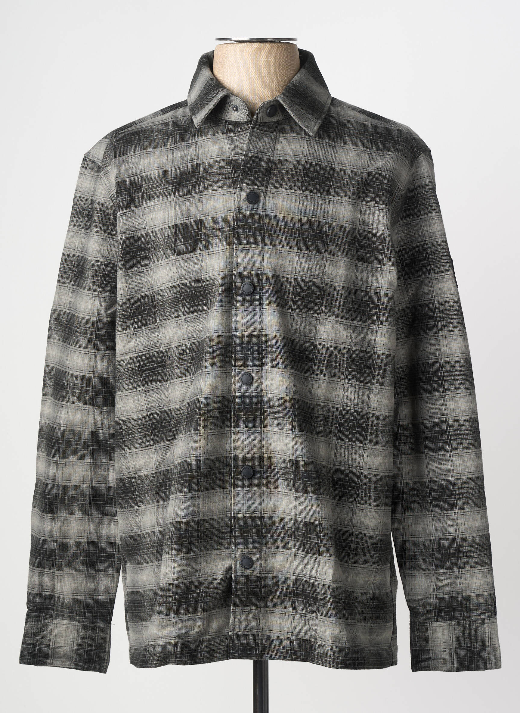 Chemise manches longues noir CALVIN KLEIN homme