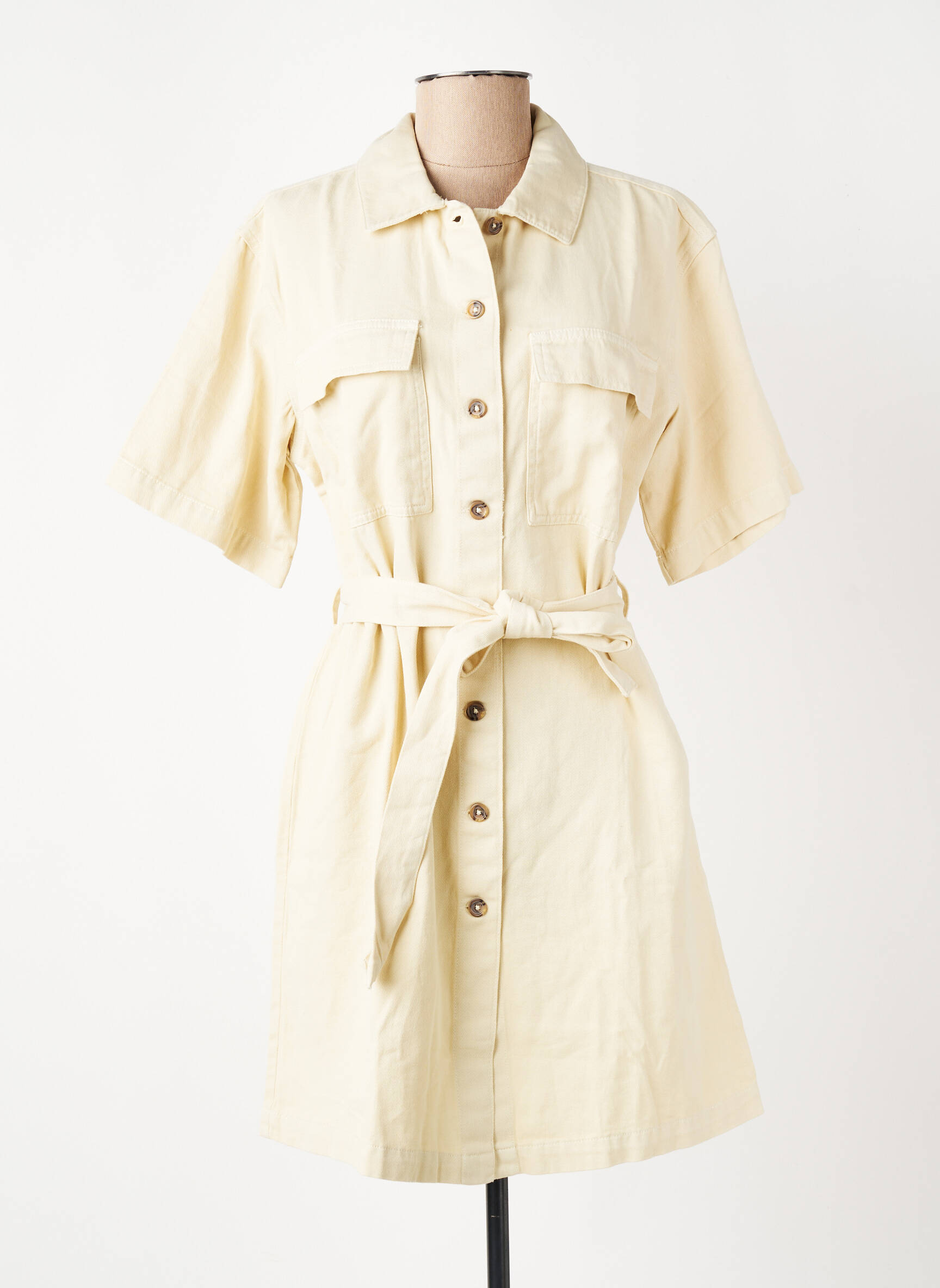 Robe courte gris VILA femme