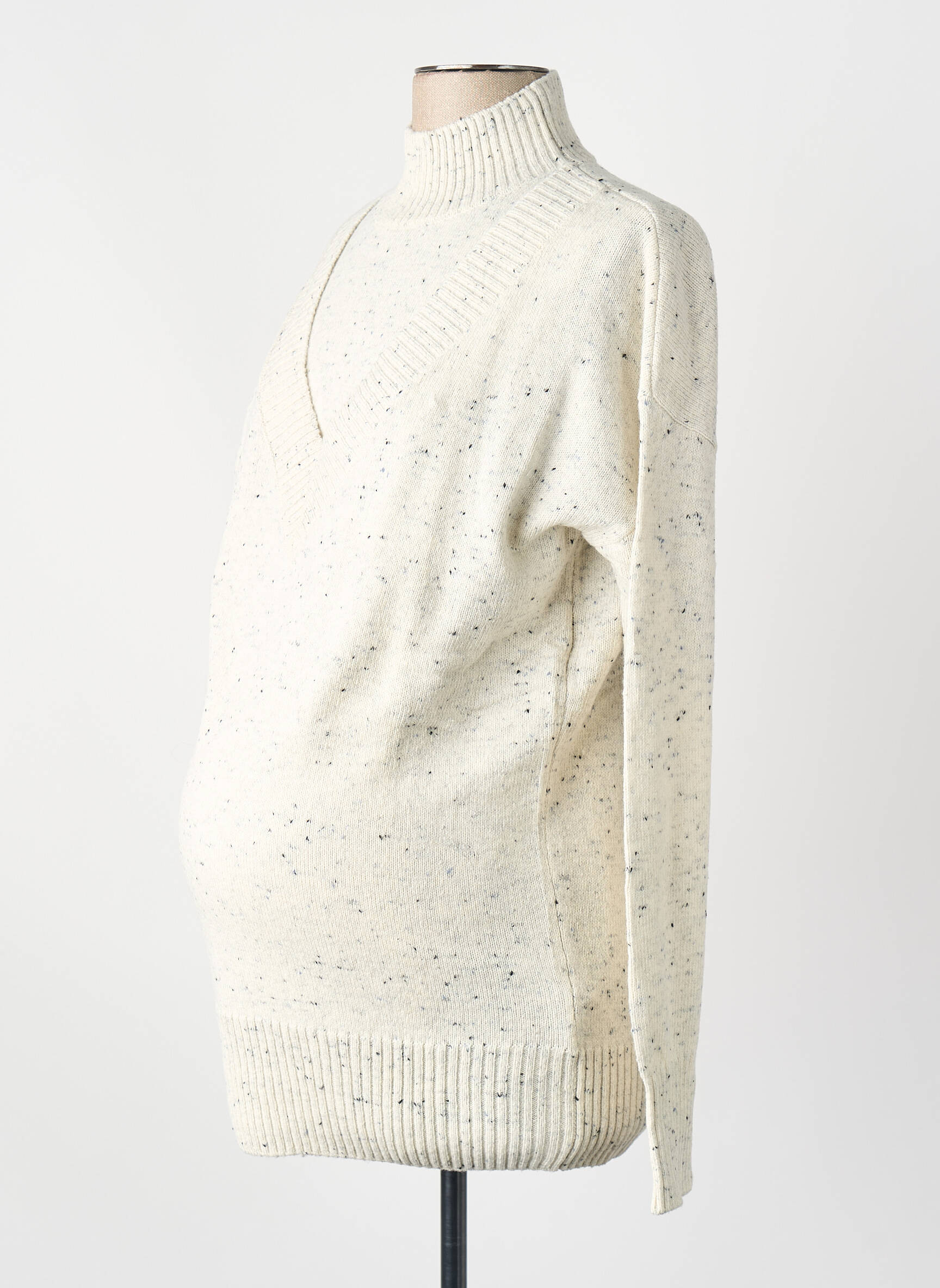 Pull maternité gris SERAPHINE femme