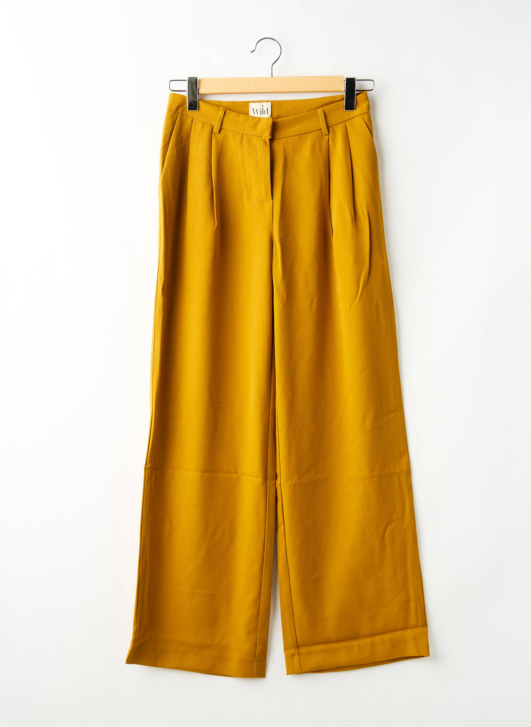 Pantalon droit marron WILD femme