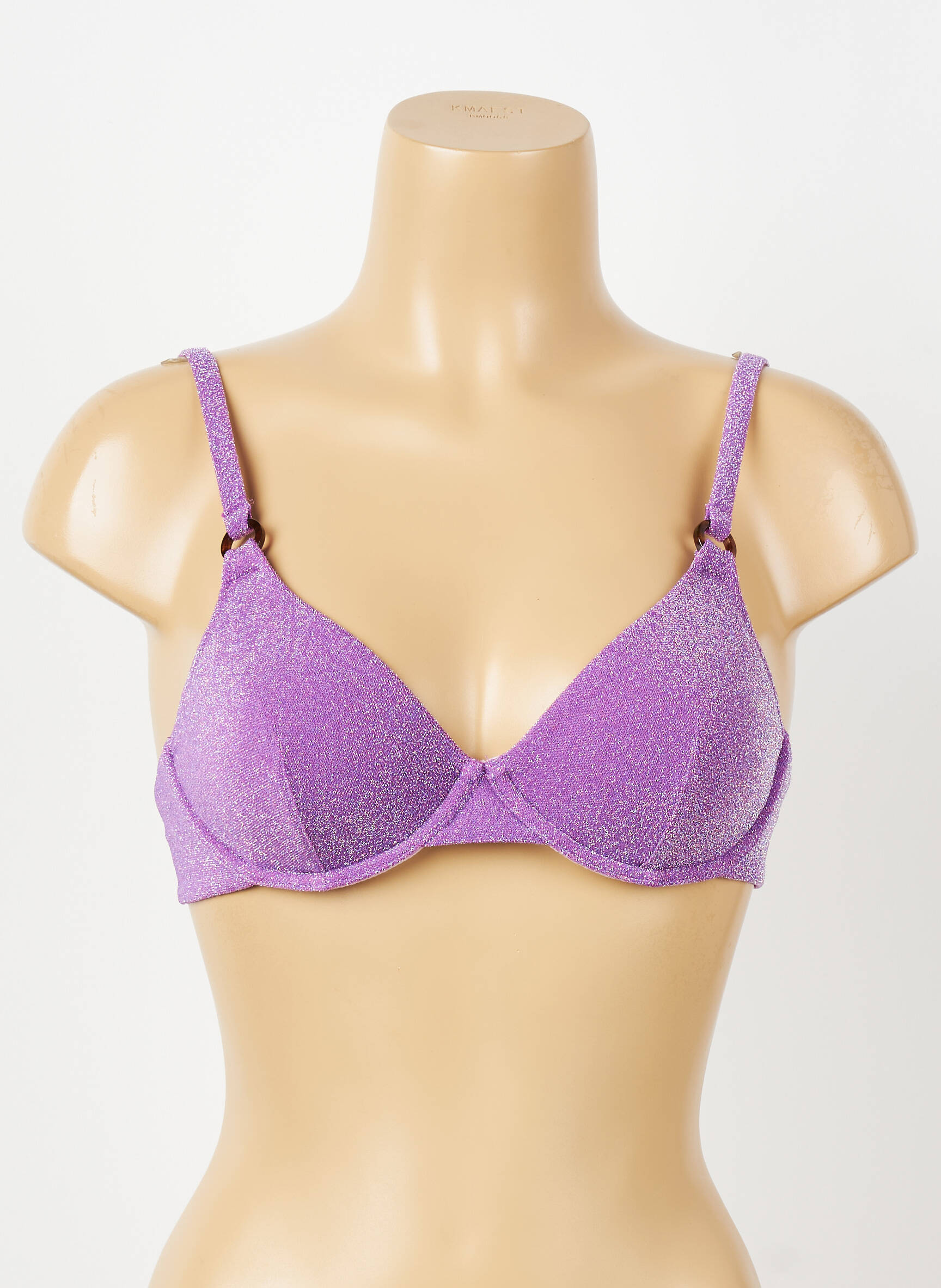 Haut de maillot de bain violet LOVE STORIES femme