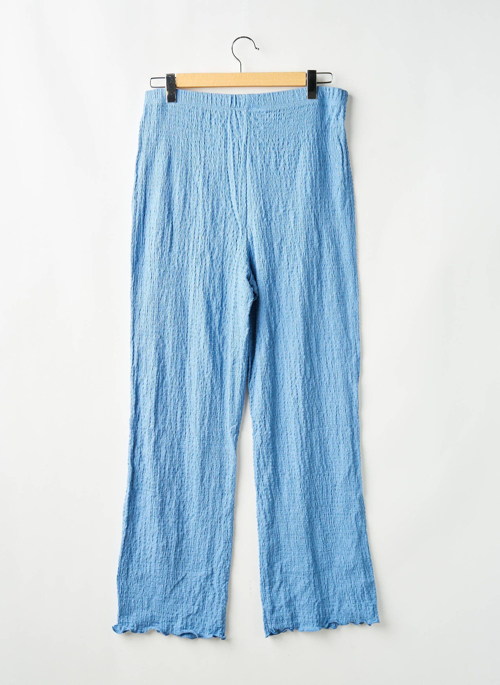 Pantalon droit bleu MAMA LICIOUS femme