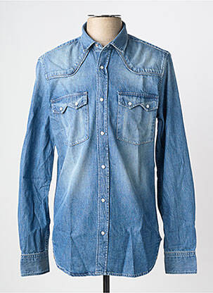 Chemise manches longues bleu ATELIER PRIVÉ homme