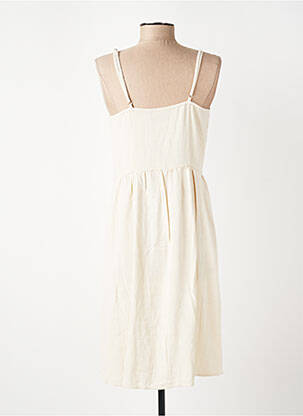 Robe courte beige PIECES femme