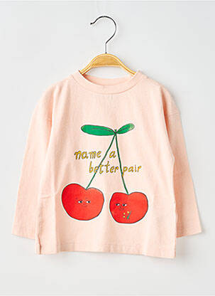 T-shirt rose THE CAMPAMENTO fille