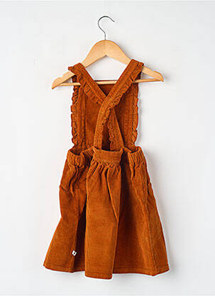 Robe courte orange PETITE LUCETTE fille