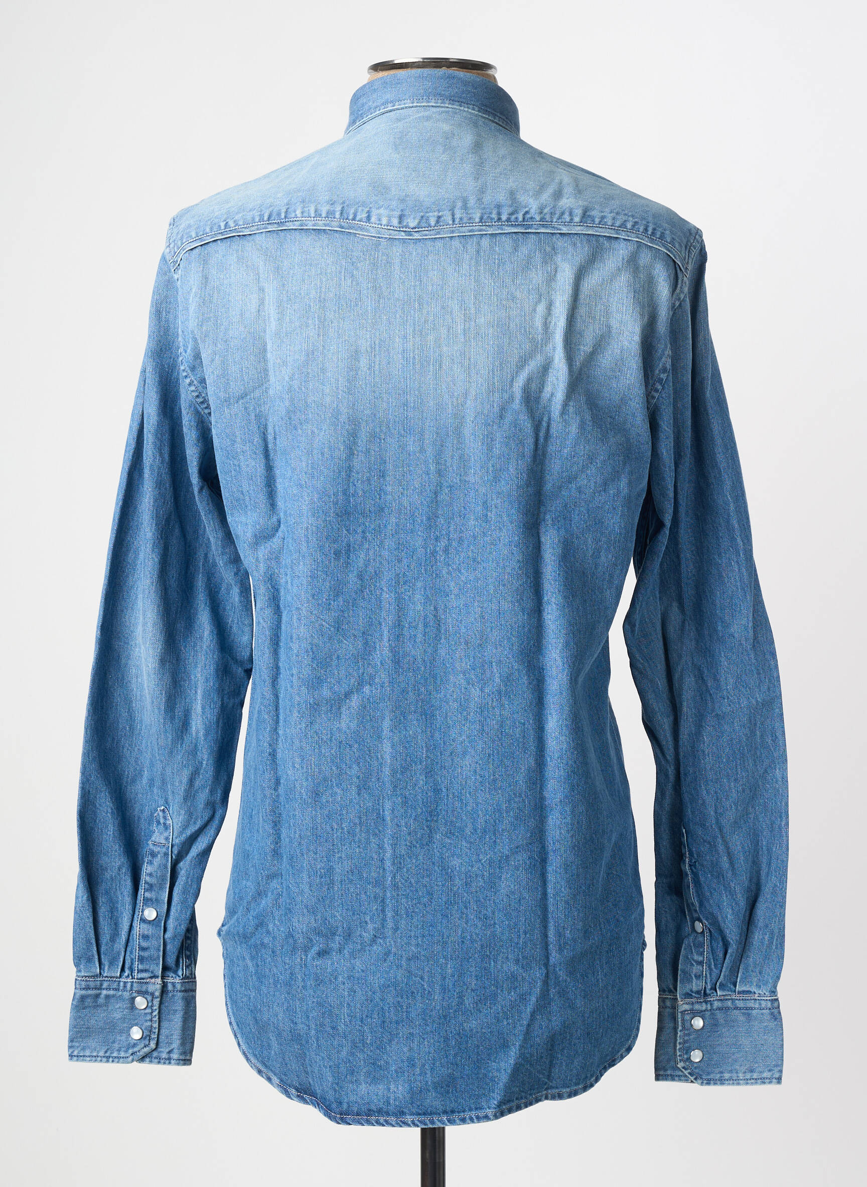 Chemise manches longues bleu ATELIER PRIVÉ homme