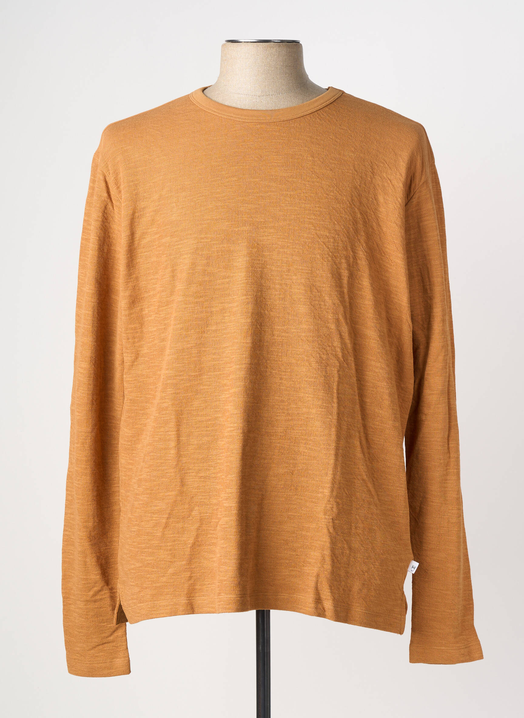T-shirt marron KNOWLEDGE COTTON APPAREL homme