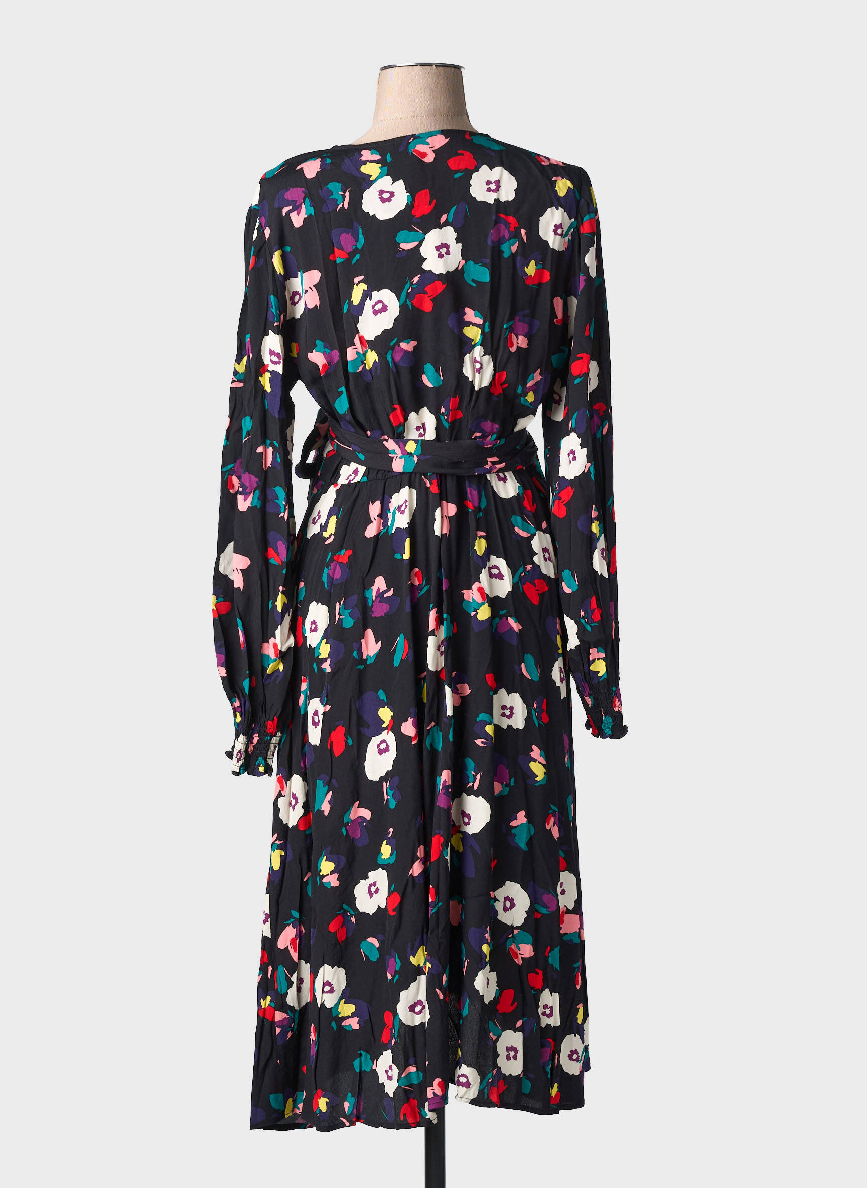 Robe mi-longue multicolore SERAPHINE femme