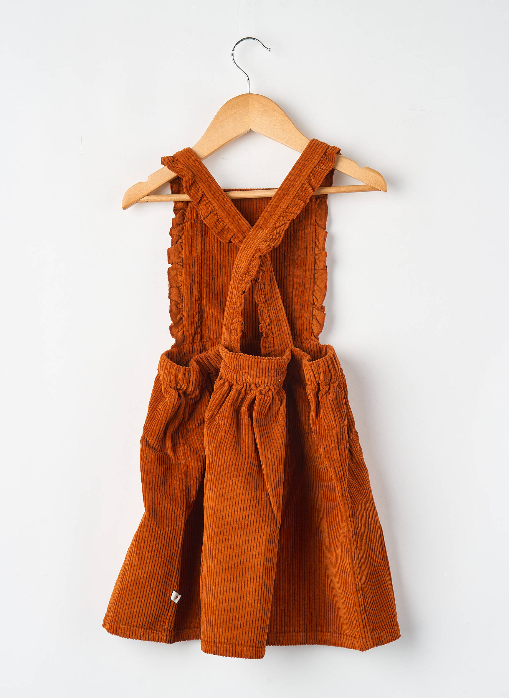 Robe courte orange PETITE LUCETTE fille