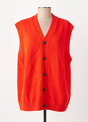 Gilet sans manche orange SAMSOE & SAMSOE homme