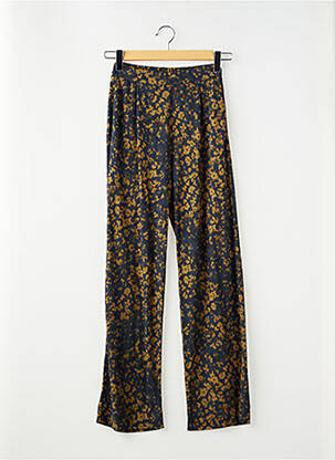 Pantalon droit bleu MAJESTIC FILATURES femme