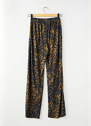 Pantalon droit bleu MAJESTIC FILATURES femme