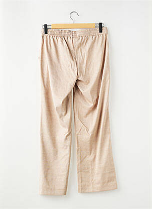 Pantalon droit beige MAMA LICIOUS femme