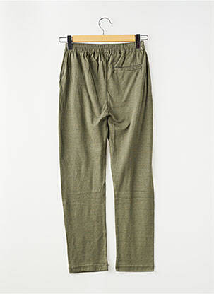 Pantalon droit vert MAJESTIC FILATURES femme