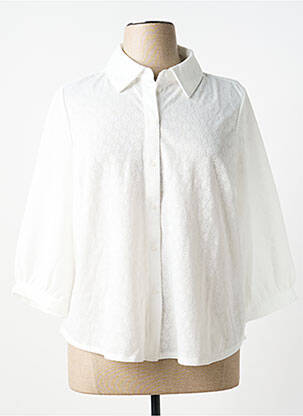 Chemise manches longues blanc EVOKED VILA femme