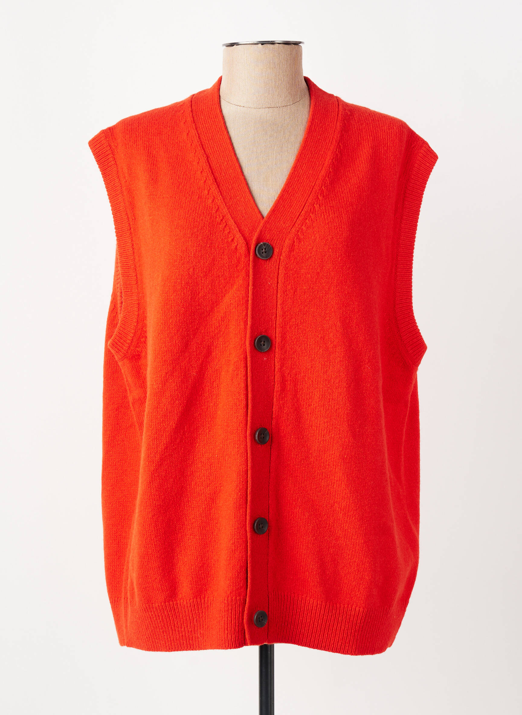 Gilet sans manche orange SAMSOE & SAMSOE homme