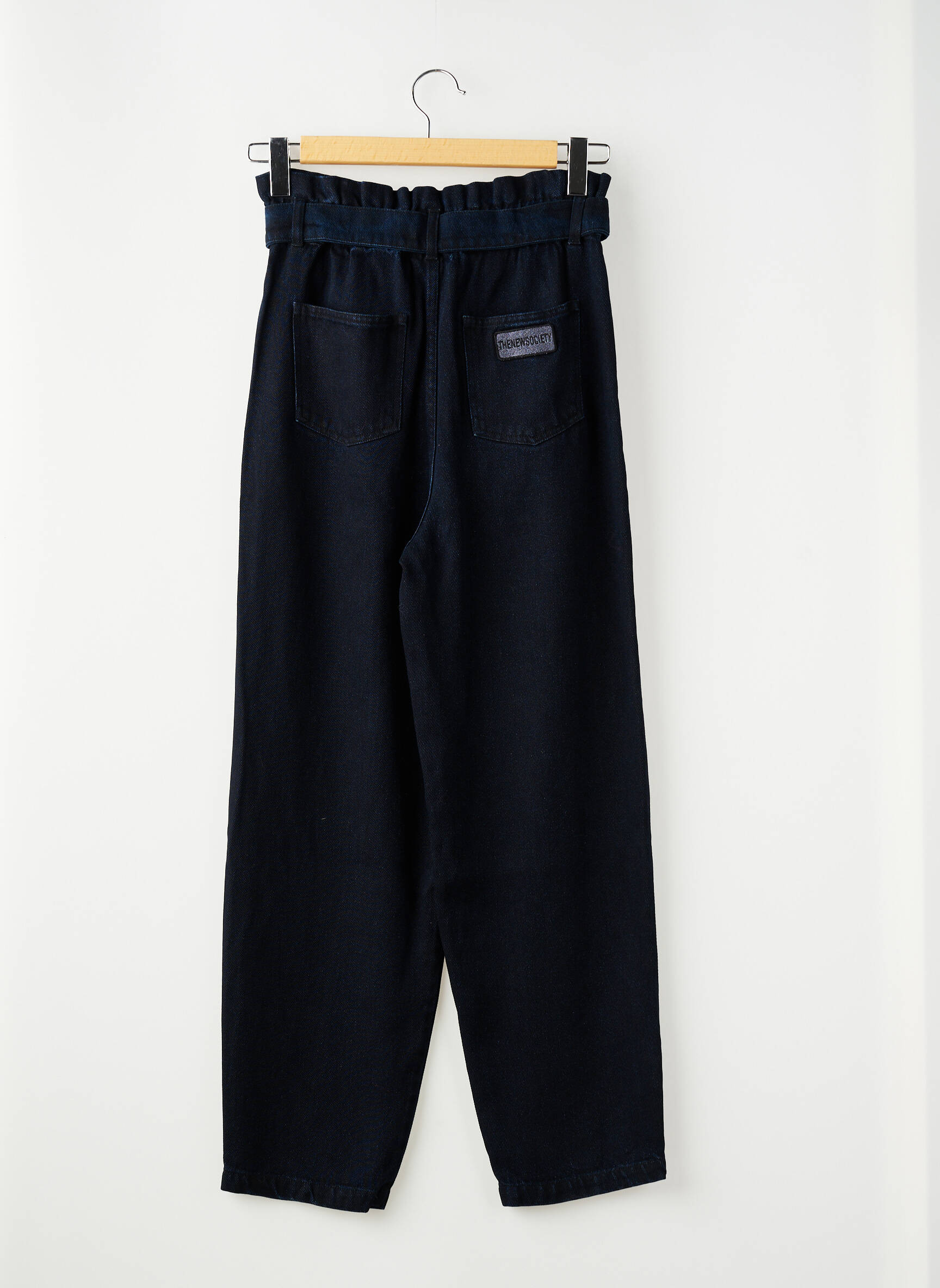 Pantalon droit noir THE NEW SOCIETY femme
