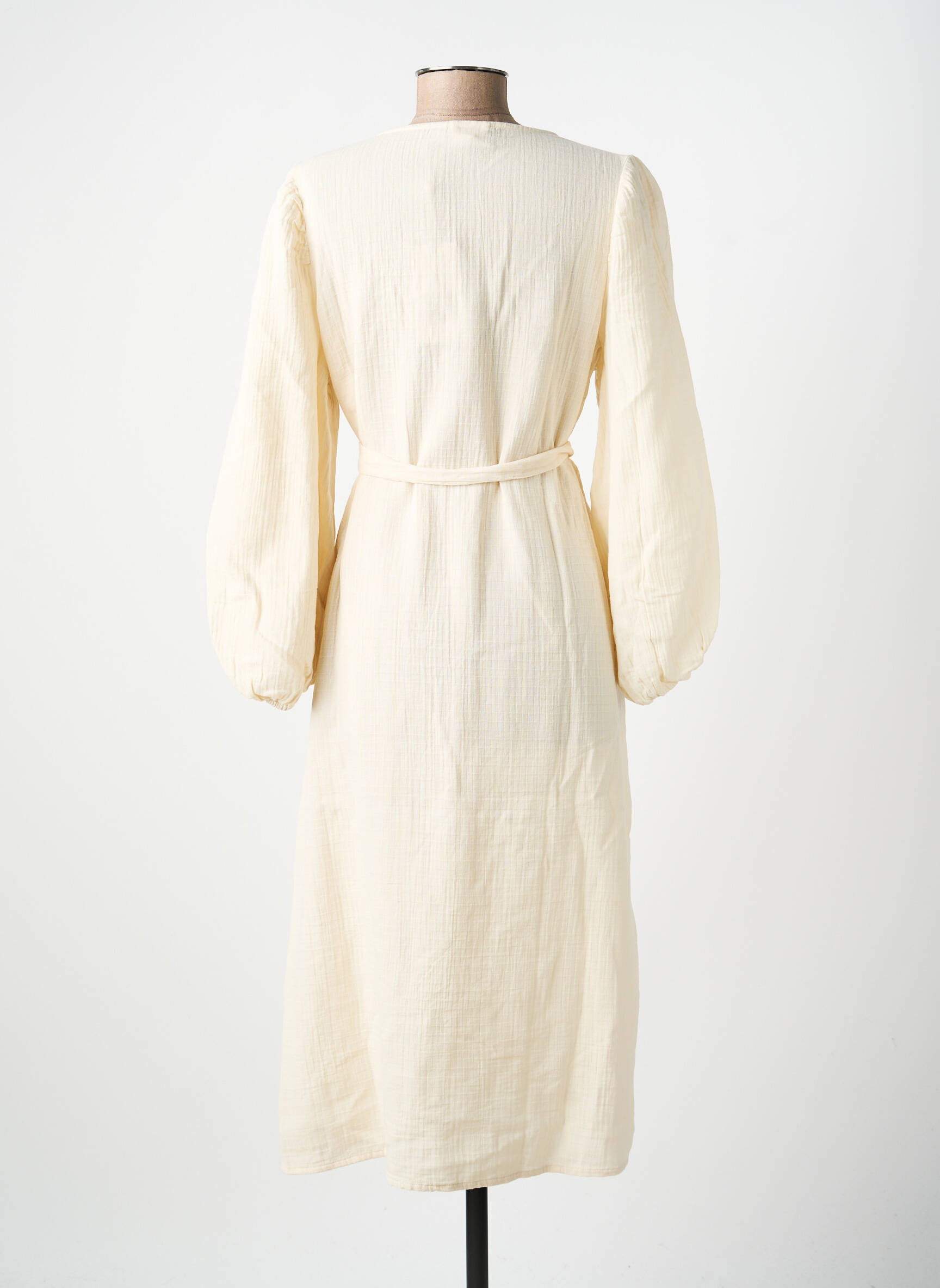 Robe mi-longue beige VILA femme