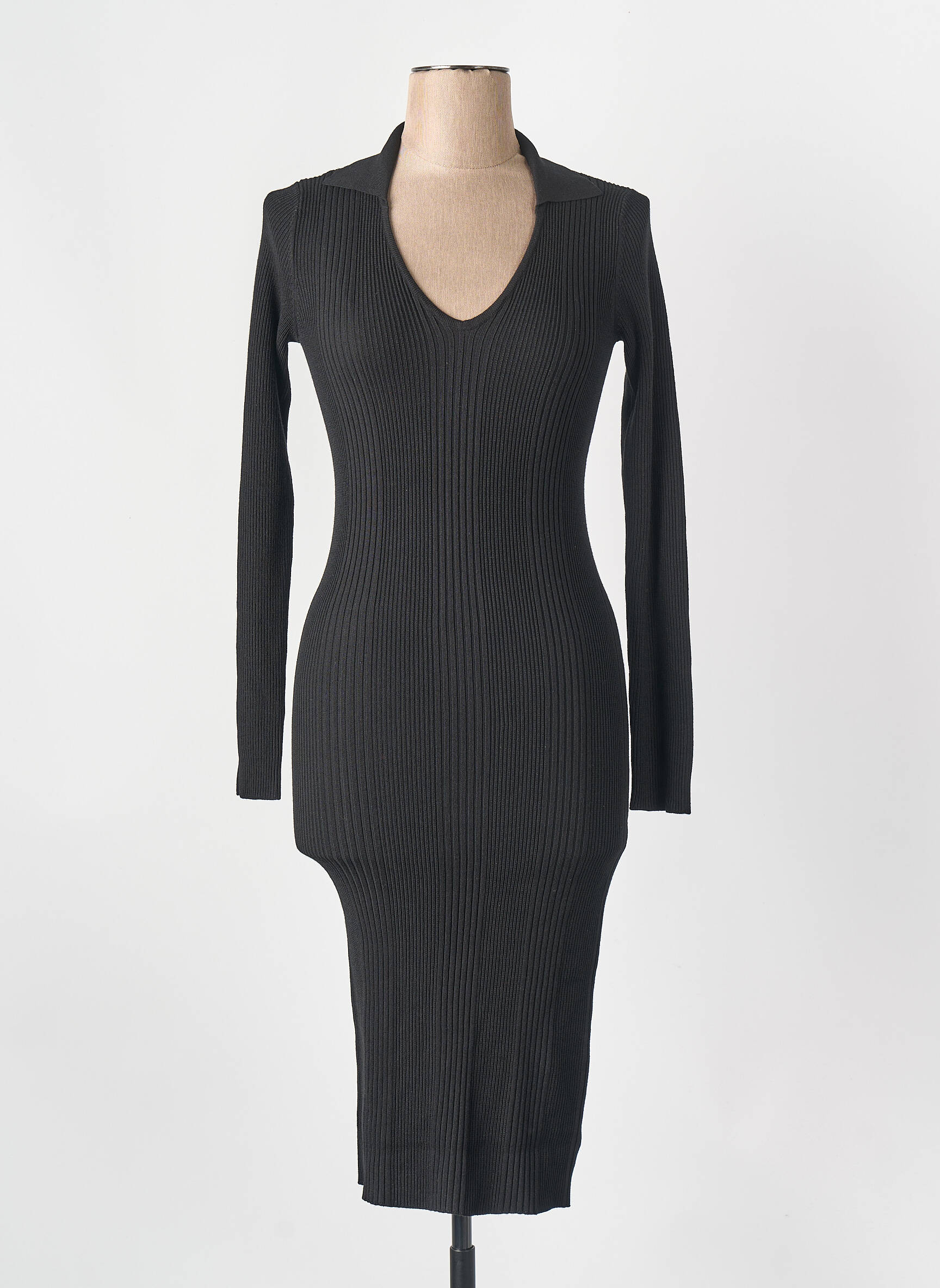 Robe longue noir MSCH COPENHAGEN femme