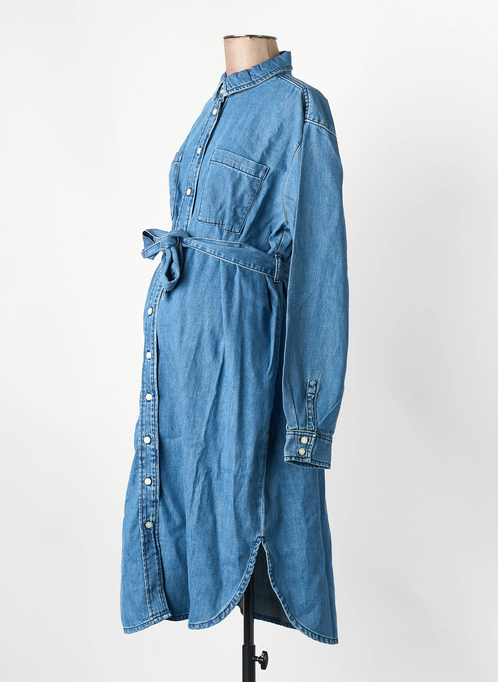 Robe mi-longue bleu NOPPIES femme