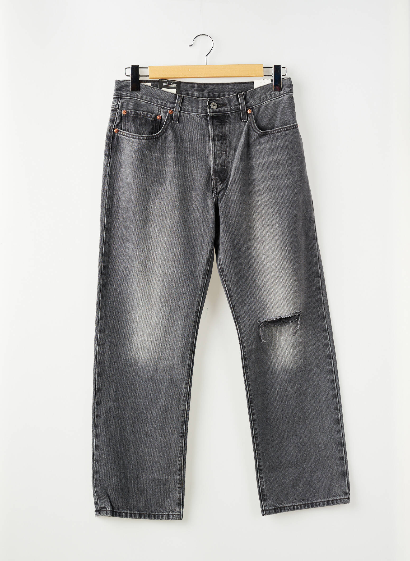 Jeans boyfriend noir LEVI'S femme