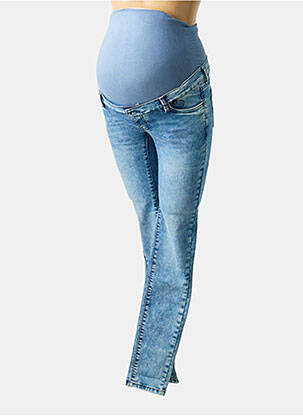 Jean maternité tissage denim bleu SUPERMOM femme