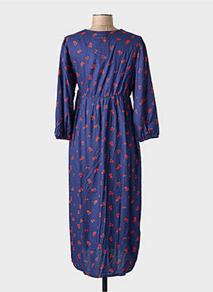 Robe longue bleu MAMA LICIOUS femme
