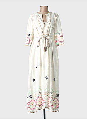 Robe longue beige SCOTCH & SODA femme