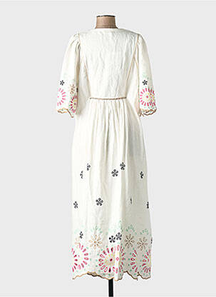 Robe longue beige SCOTCH & SODA femme