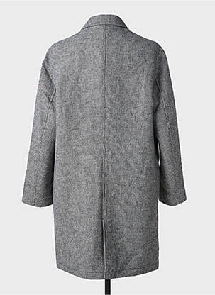Manteau long noir MINIMUM homme