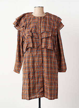 Robe courte marron BELLE PIÈCE femme