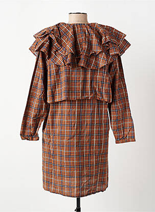 Robe courte marron BELLE PIÈCE femme