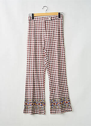 Pantalon droit marron V.DE.VINSTER femme