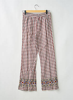 Pantalon droit marron V.DE.VINSTER femme