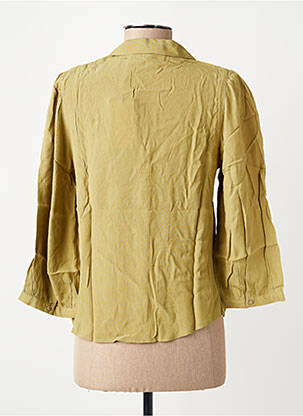 Chemise manches courtes jaune MSCH COPENHAGEN femme