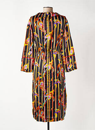 Robe mi-longue noir WILD femme