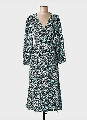 Robe mi-longue noir OBJECT femme
