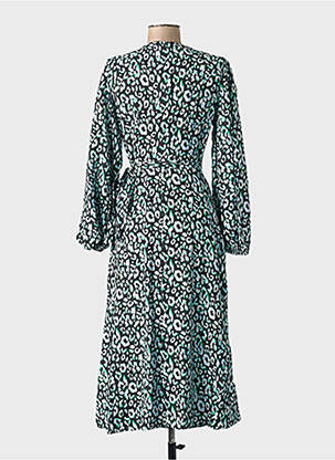 Robe mi-longue noir OBJECT femme