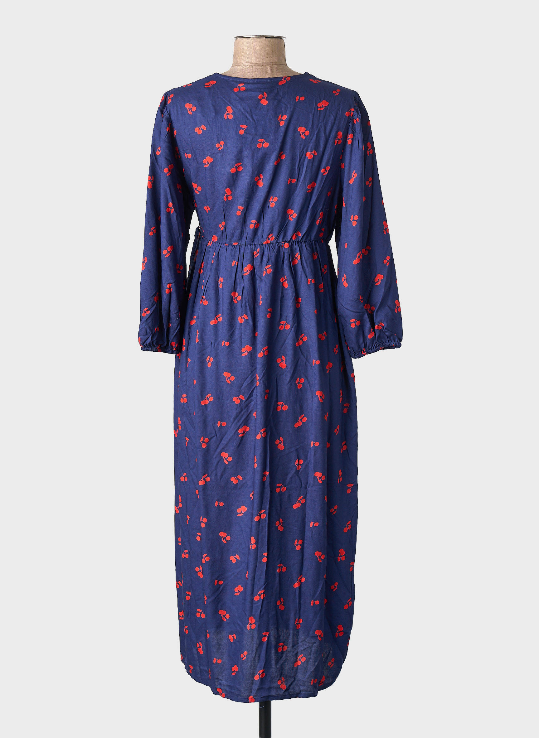 Robe longue bleu MAMA LICIOUS femme