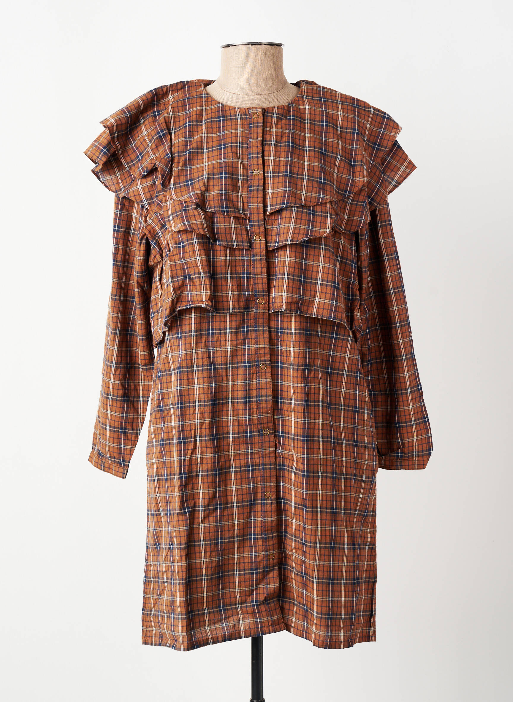 Robe courte marron BELLE PIÈCE femme