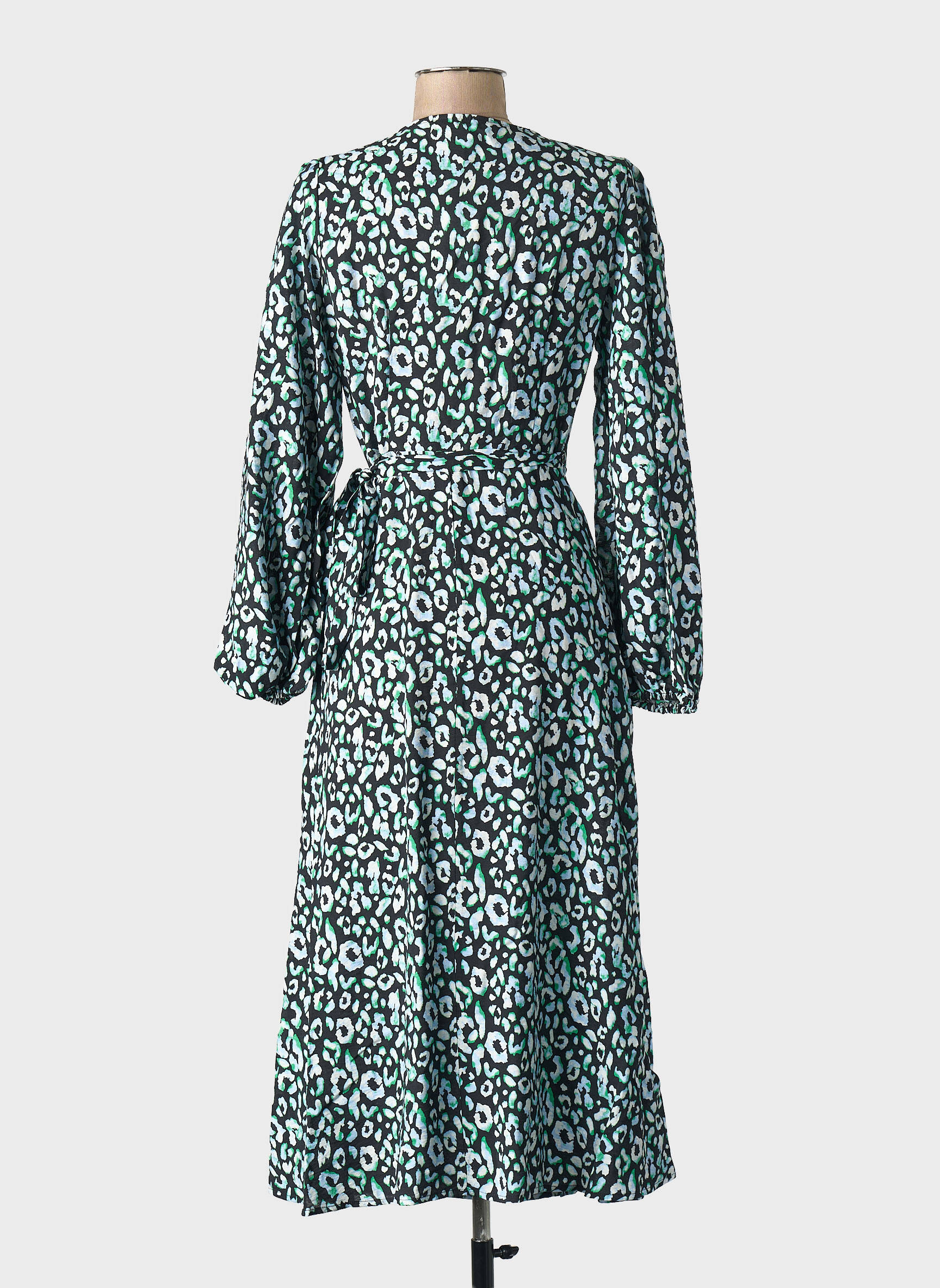 Robe mi-longue noir OBJECT femme
