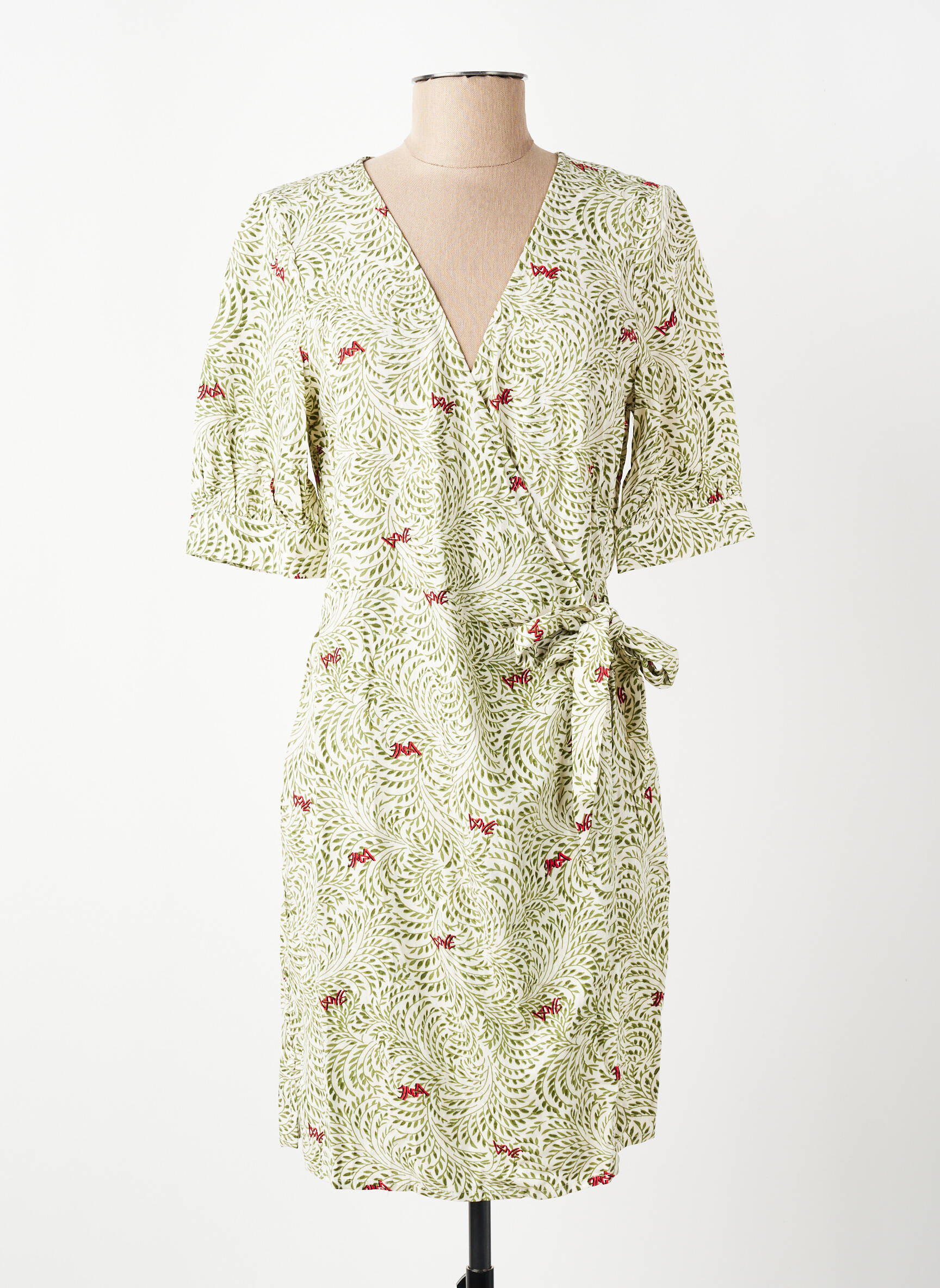 Robe courte vert VILA femme