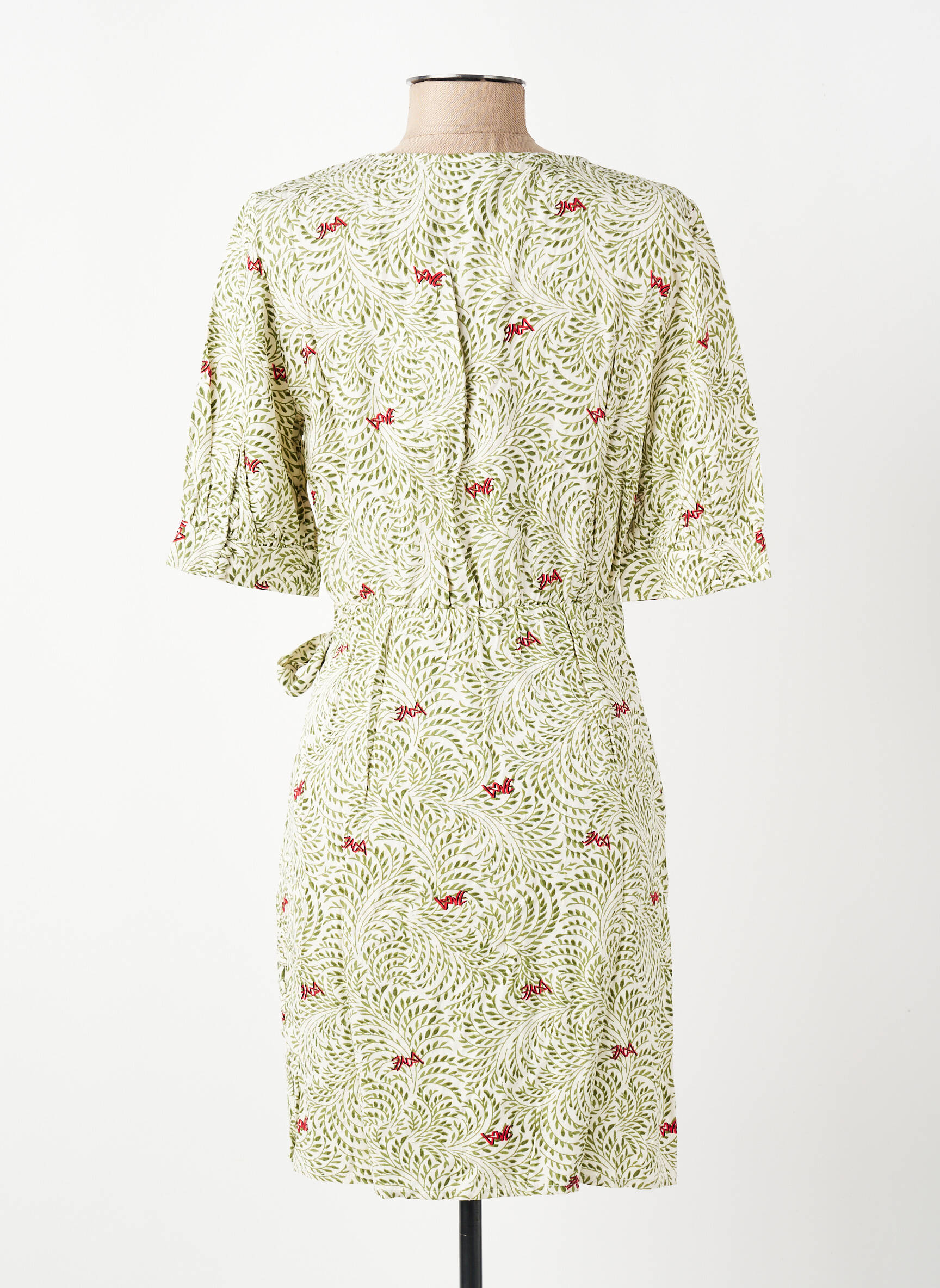 Robe courte vert VILA femme