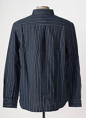 Chemise manches longues bleu KNOWLEDGE COTTON APPAREL homme