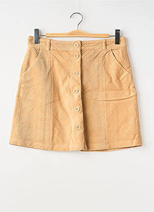 Jupe courte beige EMILE ET IDA femme
