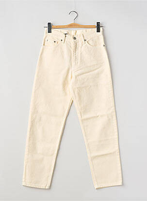 Jeans coupe droite blanc MARGAUX LONNBERG femme