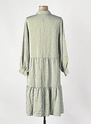Robe mi-longue vert MSCH COPENHAGEN femme