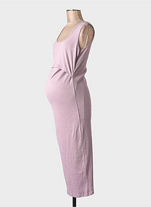 Robe mi-longue violet BOOB femme